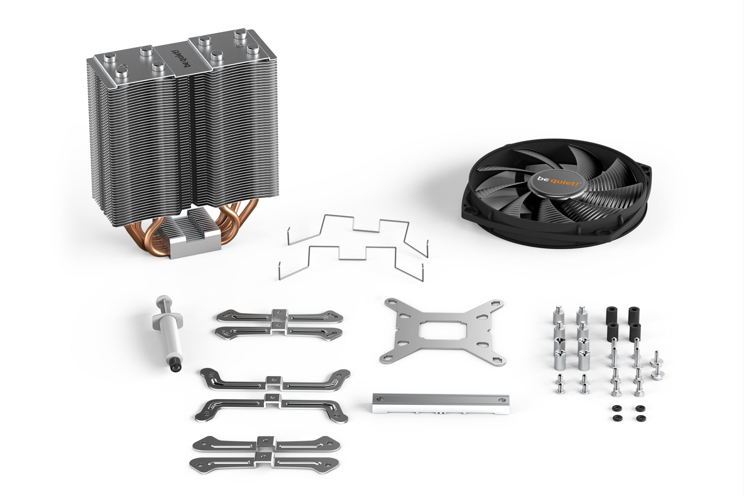 COOLER be quiet "Shadow Rock Slim 2",racire aer, Ø6 mm×4 pcs heatpipe, skt. Intel LGA 1700/1200/115x/2066/2011-v3 AMD AM5/AM4, fan 135mm, 1400 rpm,conectare 4-pin PWM,LED "BK032"