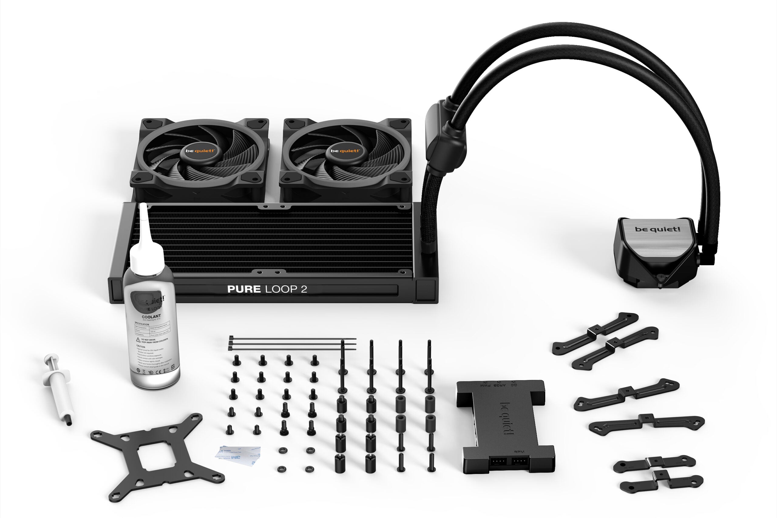 COOLER be quiet! "PURE LOOP 2 FX",racire lichid,skt. Intel LGA 1700/1200/115x/2011-v3, AMD AM5/AM4,radiator aluminiu,pompa 5500 rpm,fan 2x120mm, 2500rpm,4-pin PWM, ARGB "BW013"