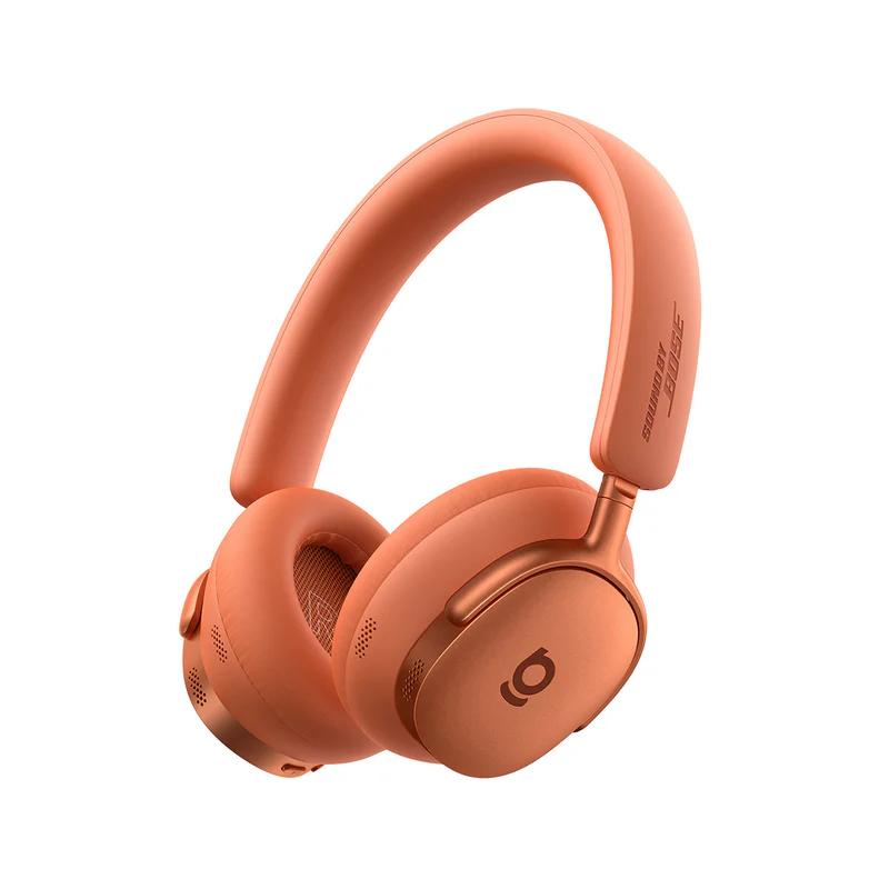 CASTI Baseus Inspire XH1, Wireless Noise Cancelling Headphones OS, pt smartphone, over-ear, sunet Hi-Res, microfon pe casca, conectare prin Bluetooth 5.0, sound by Bose, coral "A0203600" (timbru verde 0.18 lei) - 6953156212862