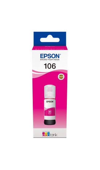 Cartus Cerneala Original Epson Magenta, nr.106, pentru L7160|L7180, 70ml, , "C13T00R340"(RAPO)