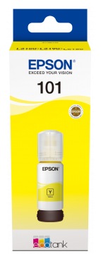 Cartus Cerneala Original Epson Yellow, nr.101, pentru L4150|L4160|L6160|L6170|L6190, 70ml, , "C13T03V44A"(RAPO)