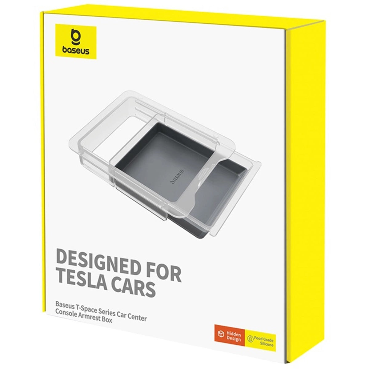 SUPORT CONSOLA centrala auto Baseus, compatibil Tesla Model 3/Y, silicon, gri "C20251302821-00" - 6932172648190