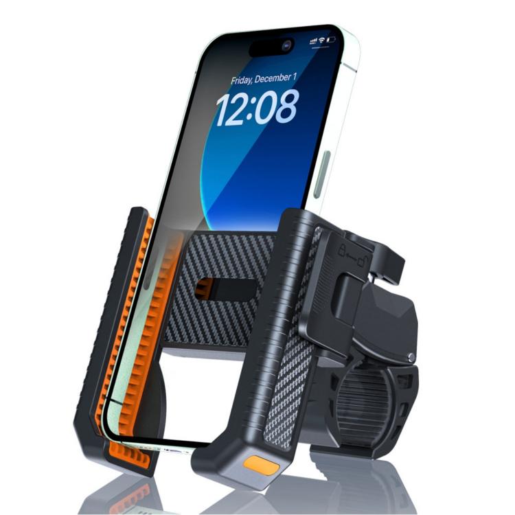 Carbon Fiber Texture Bicycle Non-slip Scooter Phone Holder