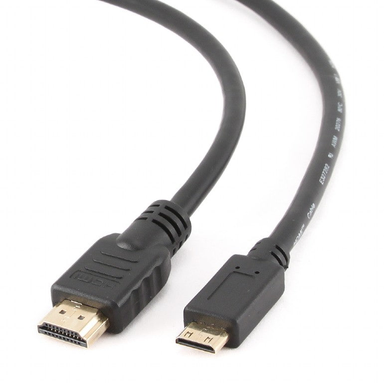 CABLU video GEMBIRD, adaptor HDMI (T) la Mini-HDMI (Type C)(T), 3m, conectori auriti, rezolutie maxima 4K DCI (4096 x 2160) la 60 Hz, negru, "CC-HDMI4C-10"