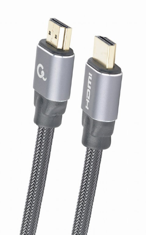 CABLU video GEMBIRD, HDMI (T) la HDMI (T), 1m, premium, conectori auriti, rezolutie maxima 4K (3840 x 2160) la 60 Hz, negru, "CCBP-HDMI-1M"