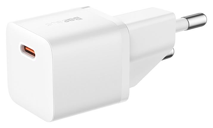 INCARCATOR retea Baseus, GaN5 Fast Charger mini 20W, 1 x USB Type-C 5V/3A, alb "CCGN050102" - 6932172625320