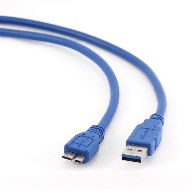 CABLU alimentare si date GEMBIRD, USB 3.0 (T) la Micro-USB 3.0 (T), 3m, albastru, "CCP-mUSB3-AMBM-10"