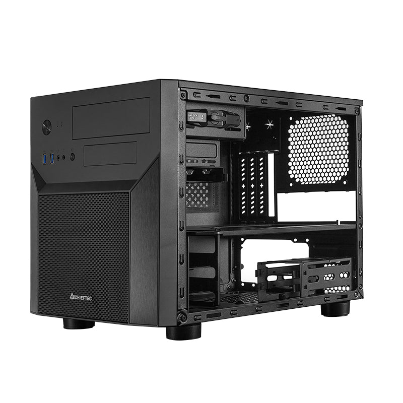 CARCASA CHIEFTEC, Mini Tower, mATX, "GAMING CUBE 02", fara sursa, USB 3.0 x 2, Jack 3.5mm x 2, mesh, "CI-02B-OP"