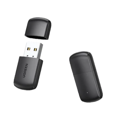 ADAPTOR RETEA Ugreen, "CM448"extern wireless 2.4 GHz | 5 GHz, USB 2.0, port, 600 Mbps, antena interna x 1, LED "20204" - 6957303822041