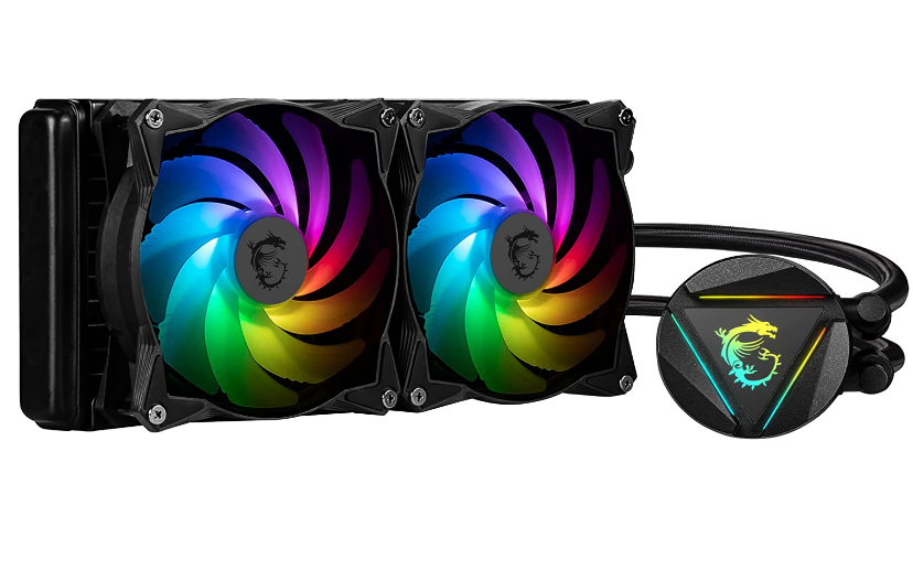 Cooler MSI "CORELIQUID 240R V2", skt universal, racire cu lichid, ventilator 120 mm x 2, 2000 rpm, iluminat ARGB, "CORELIQUID 240R V2"