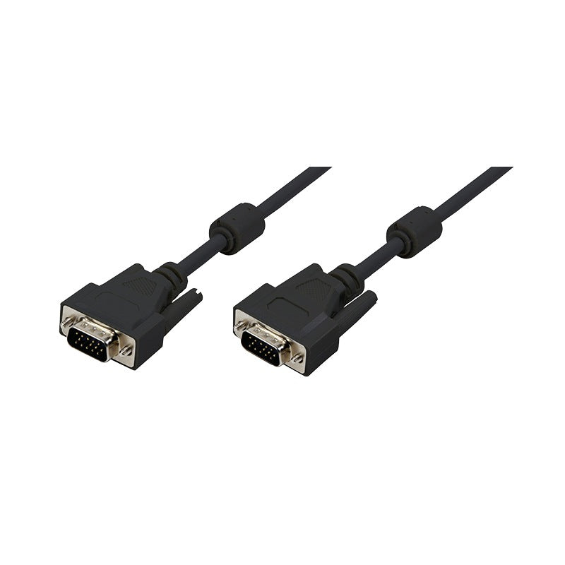 CABLU video LOGILINK, VGA (T) la VGA (T), 10m, dublu ecranat, negru, "CV0016"