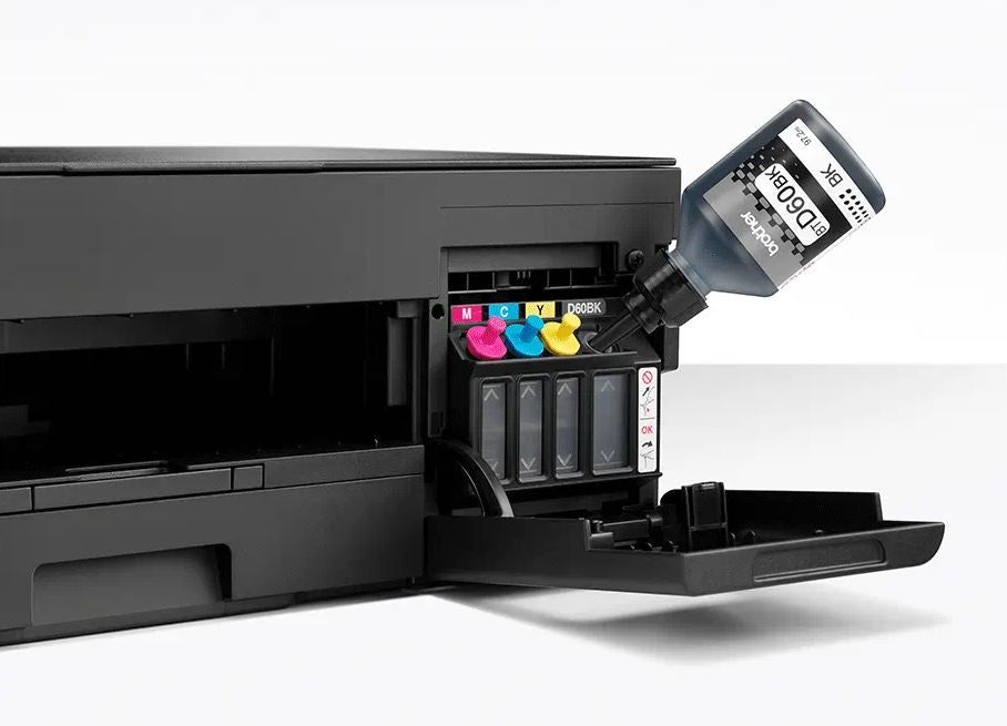 Multifunctional Inkjet CISS Color Brother DCP-T420W, A4,Functii: Impr|Scan|Cop,Vit de Print Mono:16ipm,Vit de print color:9ipm,Conectiv:USB|WiFi,Duplex:Nu,ADF:Nu "DCPT420WYJ1"