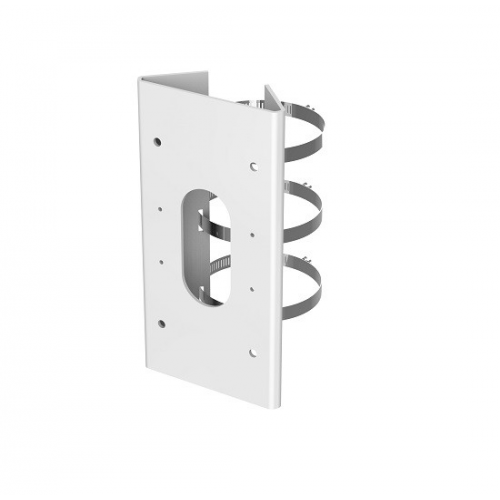ACCESORII camere supraveghere HIKVISION, suport pentru stalp vertical, montare perete, otel inoxidabil, 250 x 127 x 46 mm, "DS-1475ZJ-SUS"