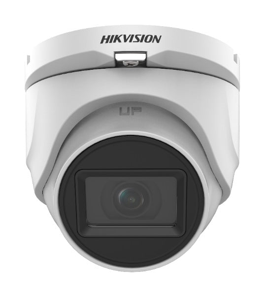 CAMERA supraveghere HIKVISION dome, pt. interior | exterior, dist. IR 30 m, lentila fixa 2.8 mm, 5 Mpx, cu fir, carcasa metal, "DS-2CE76H0T-ITMFS2"
