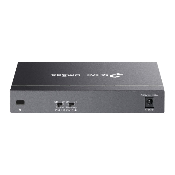 SWITCH TP-LINK Omada unmanaged, 6 porturi Gigabit (4 porturi POE+ buget total 64W), carcasa metalica "DS106GPP"