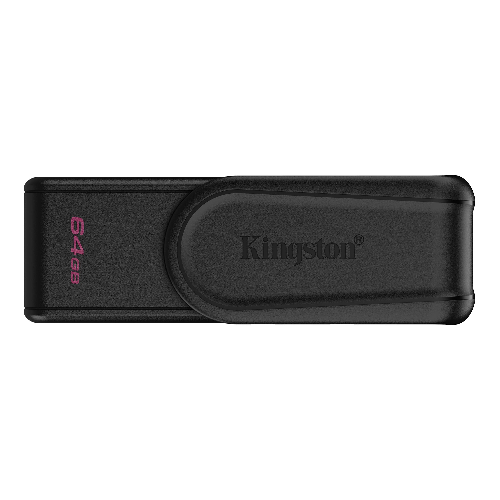 Kingston 64GB Portable USB 3.2 Gen 1 DataTraveler Exodia S (Black/Black) "DTXS/64GB"