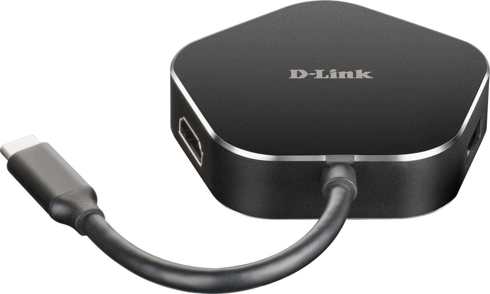 DOCKING STATION D-LINK, porturi USB 3.0 x 2, HDMI x 1, USB Type C x 1, conectare prin USB 3.0 Type C, cablu 11.5 cm, negru, "DUB-M420"