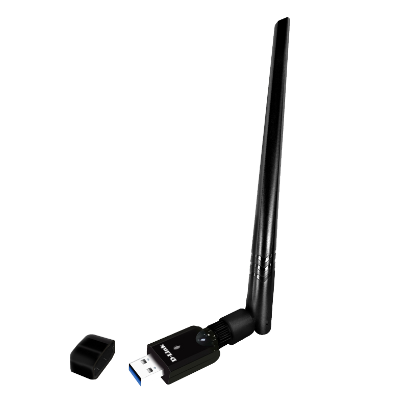 ADAPTOR RETEA D-LINK AC1300, extern wireless 2.4 GHz | 5 GHz, USB 3.0, port, antena externa 5 dBi x 1, "DWA-185"