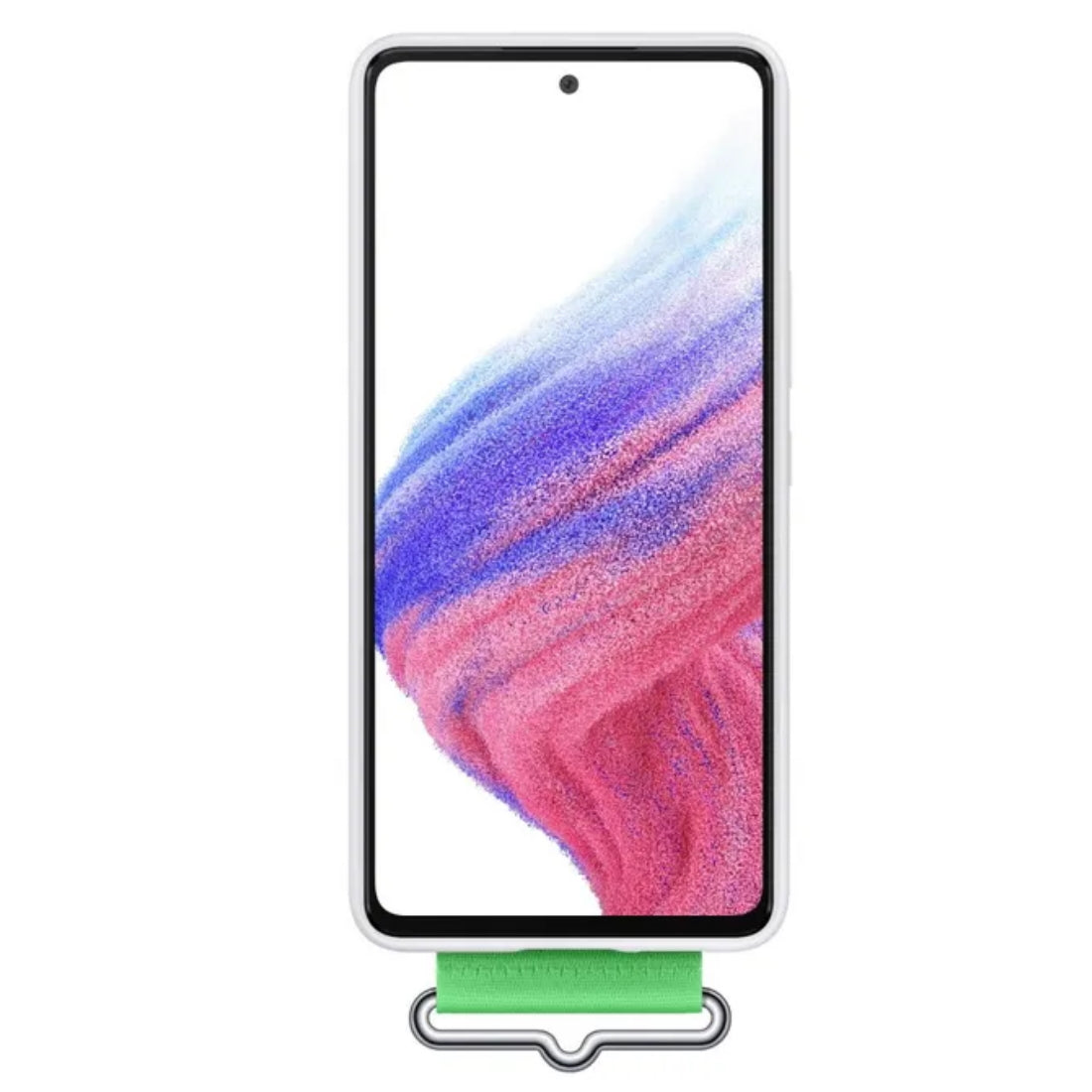 Galaxy A53 (5G); Silicone Cover with Strap; White "EF-GA536TWEGWW"