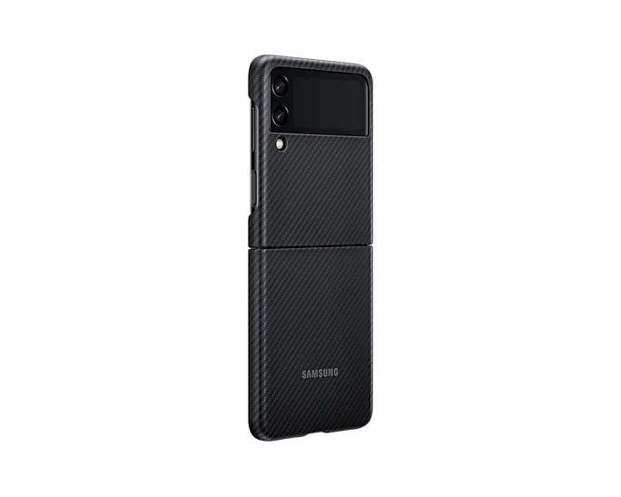 HUSA Smartphone Samsung, pt Galaxy Z Flip3, tip back cover (protectie spate), policarbonat, ultrasubtire, negru, "EF-XF711SBEGWW"