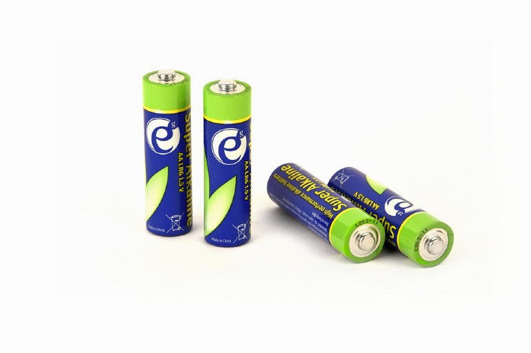 BATERIE GEMBIRD AA (R6), 1.5V alcalina, 4 buc., "EG-BA-AA4-01"