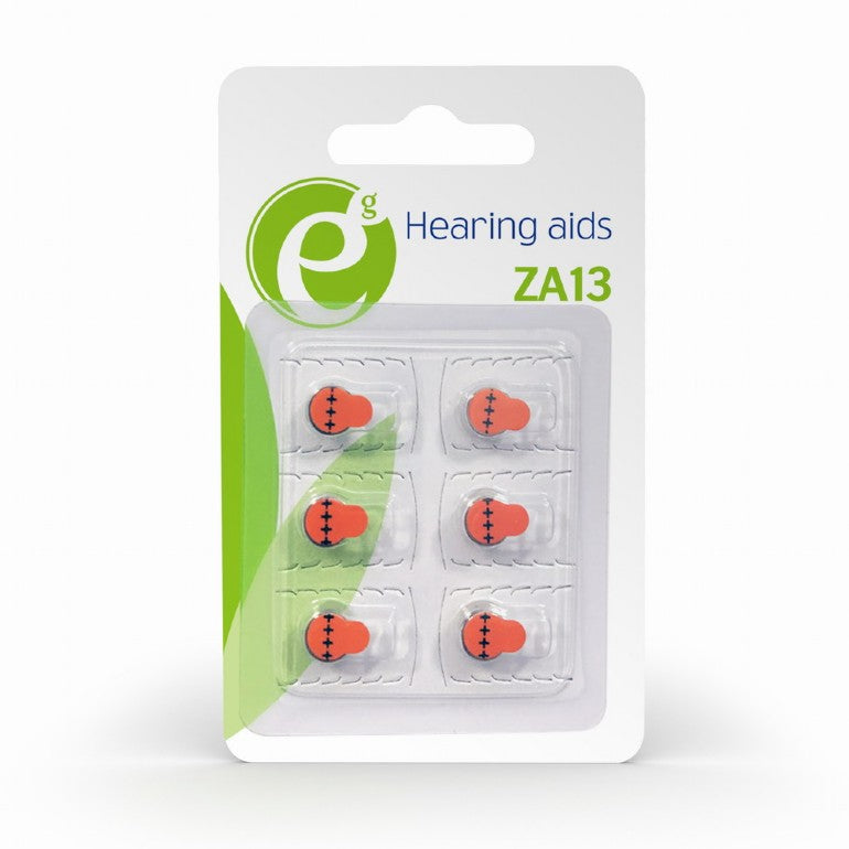 BATERIE GEMBIRD, butoni (ZA13), 1.4V zinc, 6 buc., "EG-BA-ZA13-01"