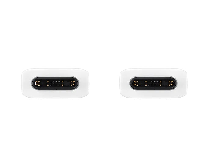 CABLU alimentare smartphone Samsung, USB Type-C (T) la USB Type-C (T), cauciuc, lungime 1 m, alb, "EP-DA705BWEGWW"
