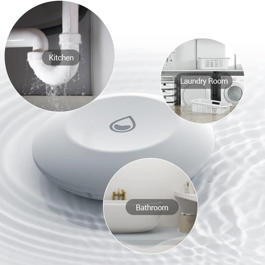 Senzor de scurgeri de apa, Water Leak Sensor, ZigBee 3.0, Smart Home, T10C - Alb - BazarOltenia