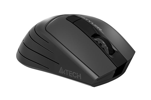 MOUSE A4tech, gaming, wireless, 2.4GHz, optic, 2000 dpi, butoane/scroll 6/1, buton selectare viteza, negru / gri, "FG30 Grey"