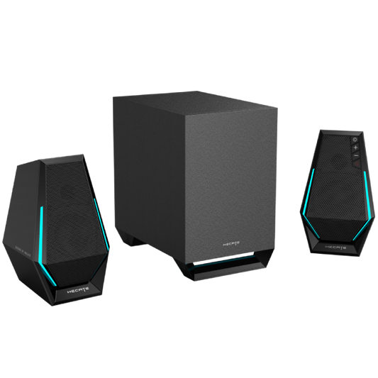 BOXE EDIFIER Gaming 2.1, RMS: 30W(2 x 7.5W + 15W), bass 4",control volum,BT/USB-A/USB-C/AUX, sound mode:Music/Game/Movie, 10 x LED RGB, frecv. rasp 93Hz-20KHz, USB power,black, "G1500MAX-BK" (timbru verde 4 lei)