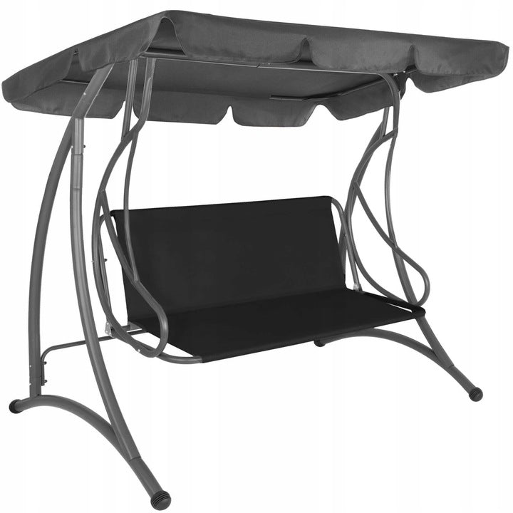 Husa din panza pentru leagan de gradina, 110x90 cm, negru – material impermeabil
