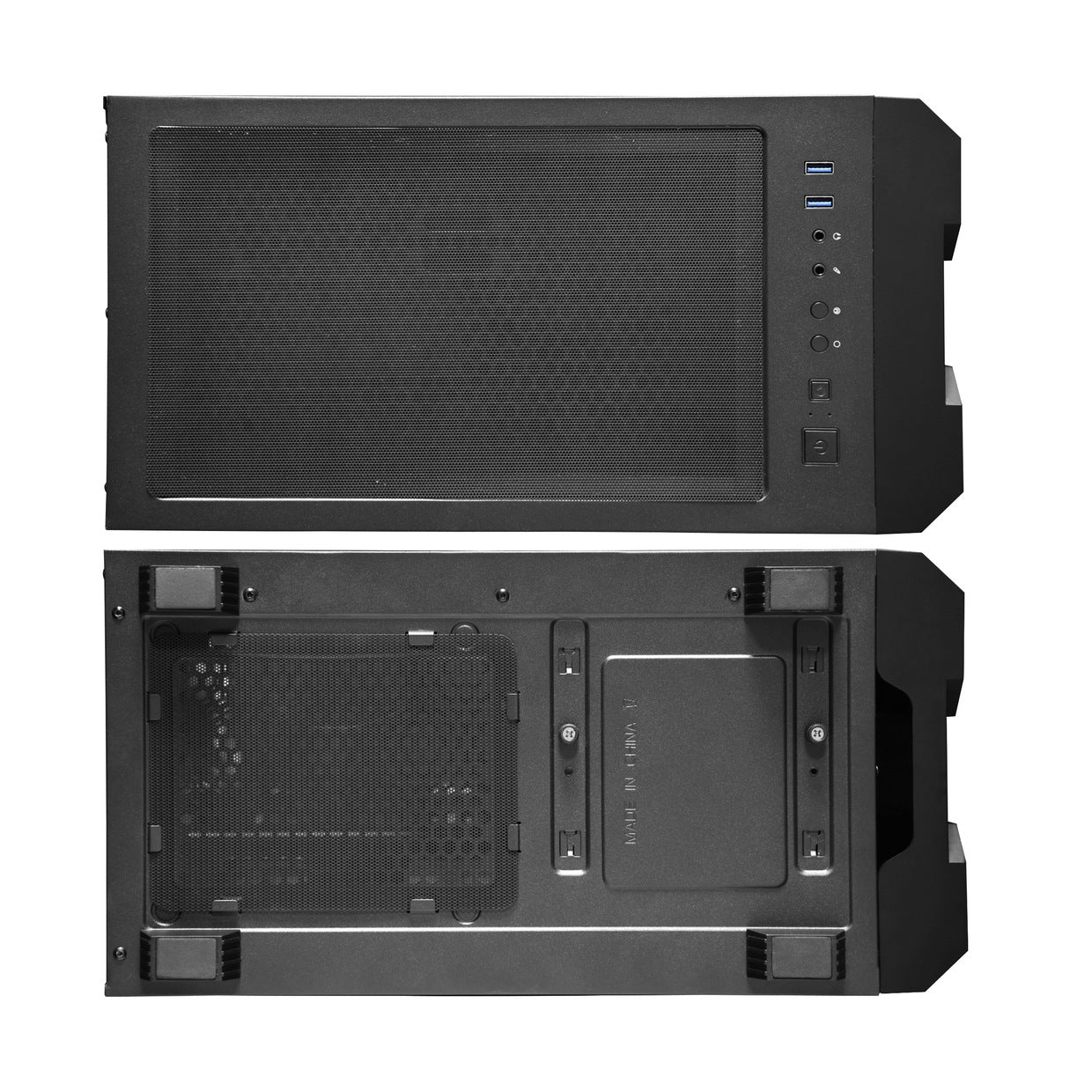 CARCASA CHIEFTEC, Middle Tower, ATX, "HUNTER", fara sursa,sticla securizata, 4xfan, USB 2.0x1, USB 3.0 x 2, Jack 3.5mmx2, mesh, fan ctr (inclusiv RGB), telecomanda "GS-01B-OP"