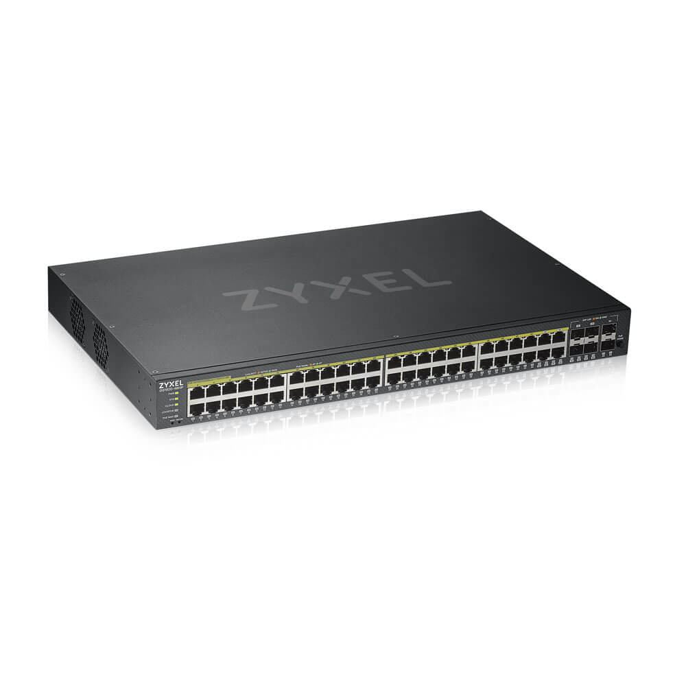 SWITCH PoE ZYXEL, port Gigabit x 48, SFP SFP x 2, managed, rackabil, carcasa metalica, "GS192048HPV2-EU0101F"