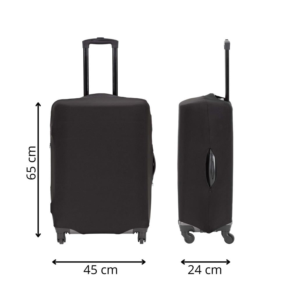Husa protectie troler, elastica, marime L, cu fermoar dublu si catarama, negru