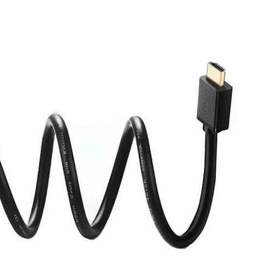 CABLU video Ugreen, "HD104" HDMI (T) la HDMI (T), rezolutie maxima 4K UHD (3840 x 2160) la 60 Hz, conectori auriti, 10m, negru "10110" - 6957303811106
