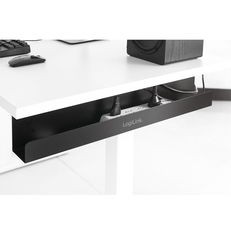 ORGANIZATOR cabluri LOGILINK, pentru gestionare cabluri, din otel, black, "KAB0070"