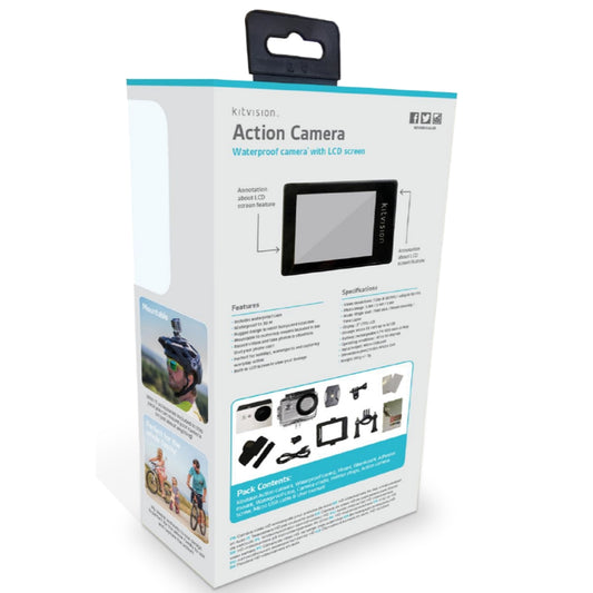 Action Camera - Action Camera Waterproof, Alb - BazarOltenia