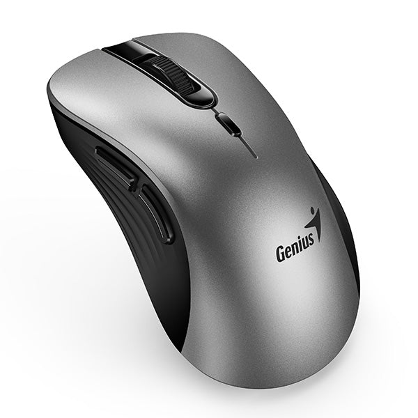 MOUSE Genius, Ergo "NX-8100S AI", PC sau NB, wireless, 2.4GHz, optic, 1600 dpi, butoane/scroll 6/1, , gri-argintiu, "31030040404"