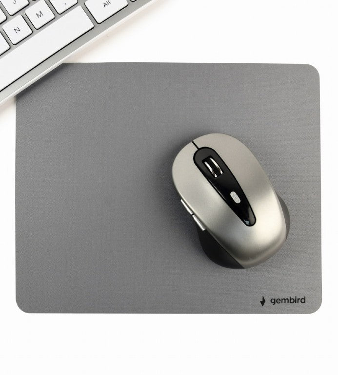 MousePAD GEMBIRD, cauciuc si material textil, 220 x 180 x 3 mm, gri, "MP-S-G"