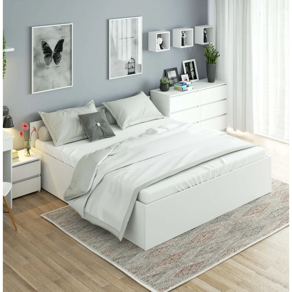 Somiera metalica rabatabila pentru pat 180x200 cm cu pistoane gaz, 26 lamele, cadru rezistent, negru