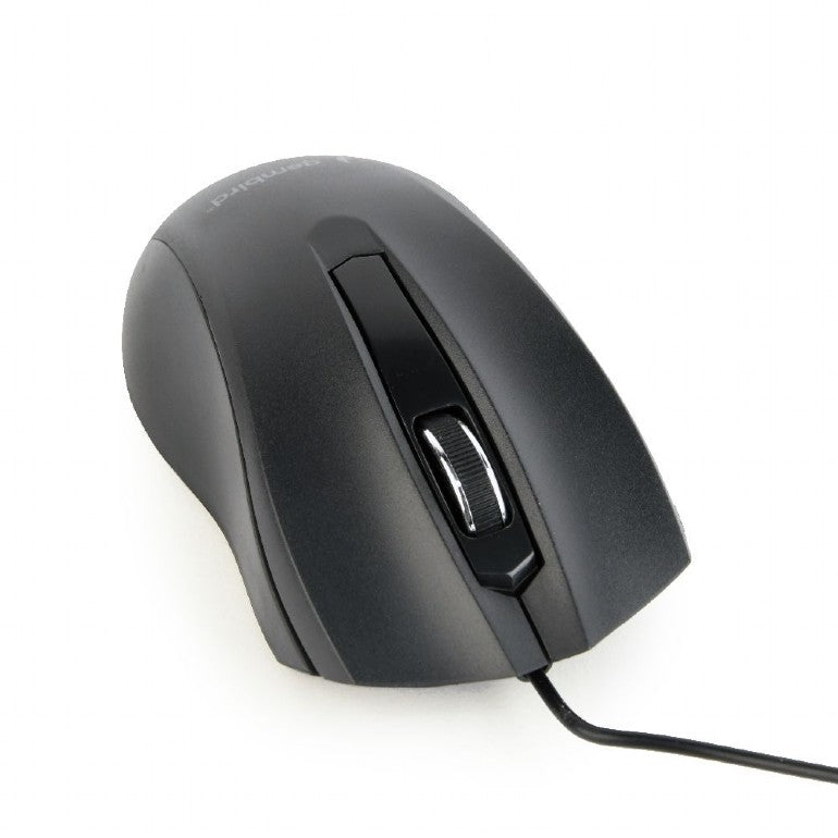 MOUSE GEMBIRD, PC sau NB, cu fir, USB, optic, 1000 dpi, butoane/scroll 3/1, , negru, "MUS-3B-01"