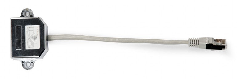 SPLITTER RJ-45 GEMBIRD pt. cablu FTP, Cat5, RJ-45 (T) | RJ-45 (M) x 2, ecranat, metal, 1 buc, "NCA-SP-02"