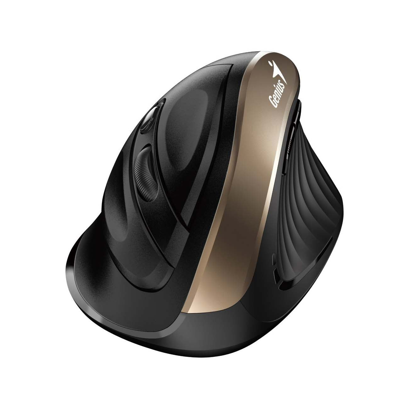 MOUSE Genius, Ergo "NX-8250S", PC sau NB, wireless, 2.4GHz, optic, 1600 dpi, butoane/scroll 5/1, , gold, "31030031400"