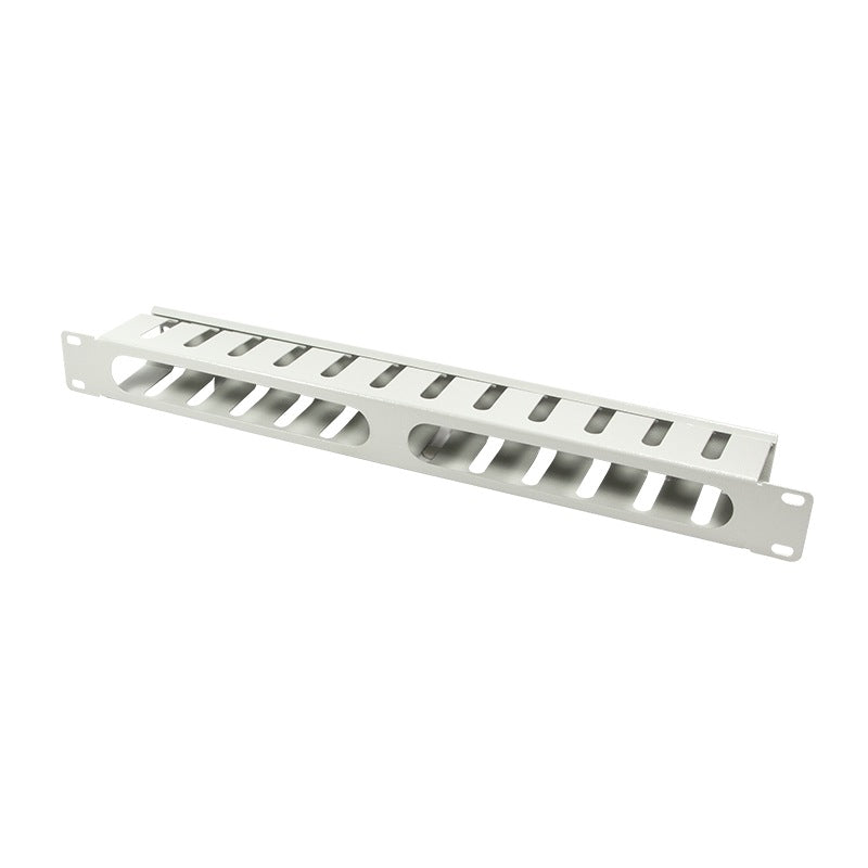 PANOU gestionare cabluri LOGILINK, tip masca orizontala perforata | masca orizontala cu capac detasabil, 19 inch, 1U, gri, "ORCC01G"