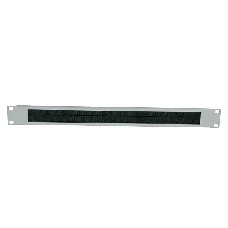 PANOU intrare cabluri LOGILINK, tip masca orizontala cu perii, 19 inch, 1U, gri, "ORCEB1G"