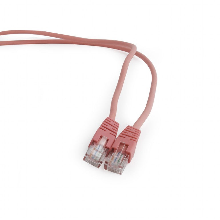 PATCH CORD UTP GEMBIRD Cat5e, cupru-aluminiu, 5 m, roz, AWG26, "PP12-5M/RO"