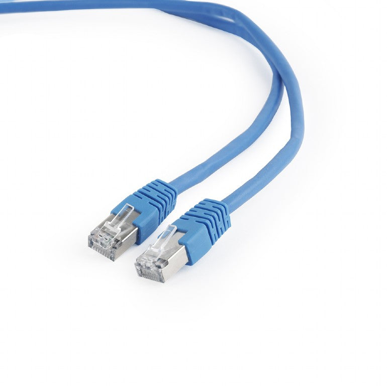 PATCH CORD FTP GEMBIRD Cat6, cupru-aluminiu, 1 m, albastru, AWG26, ecranat "PP6-1M/B"