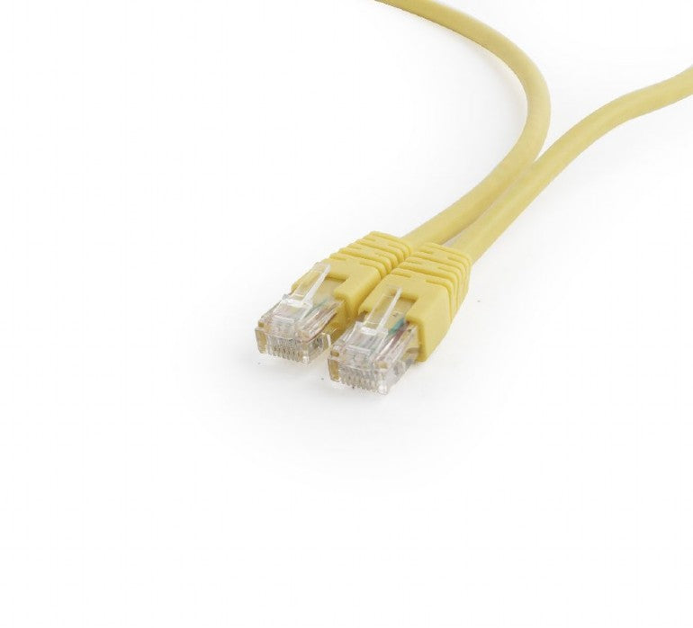 PATCH CORD UTP GEMBIRD Cat6, cupru-aluminiu, 2 m, galben, AWG26, "PP6U-2M/Y"