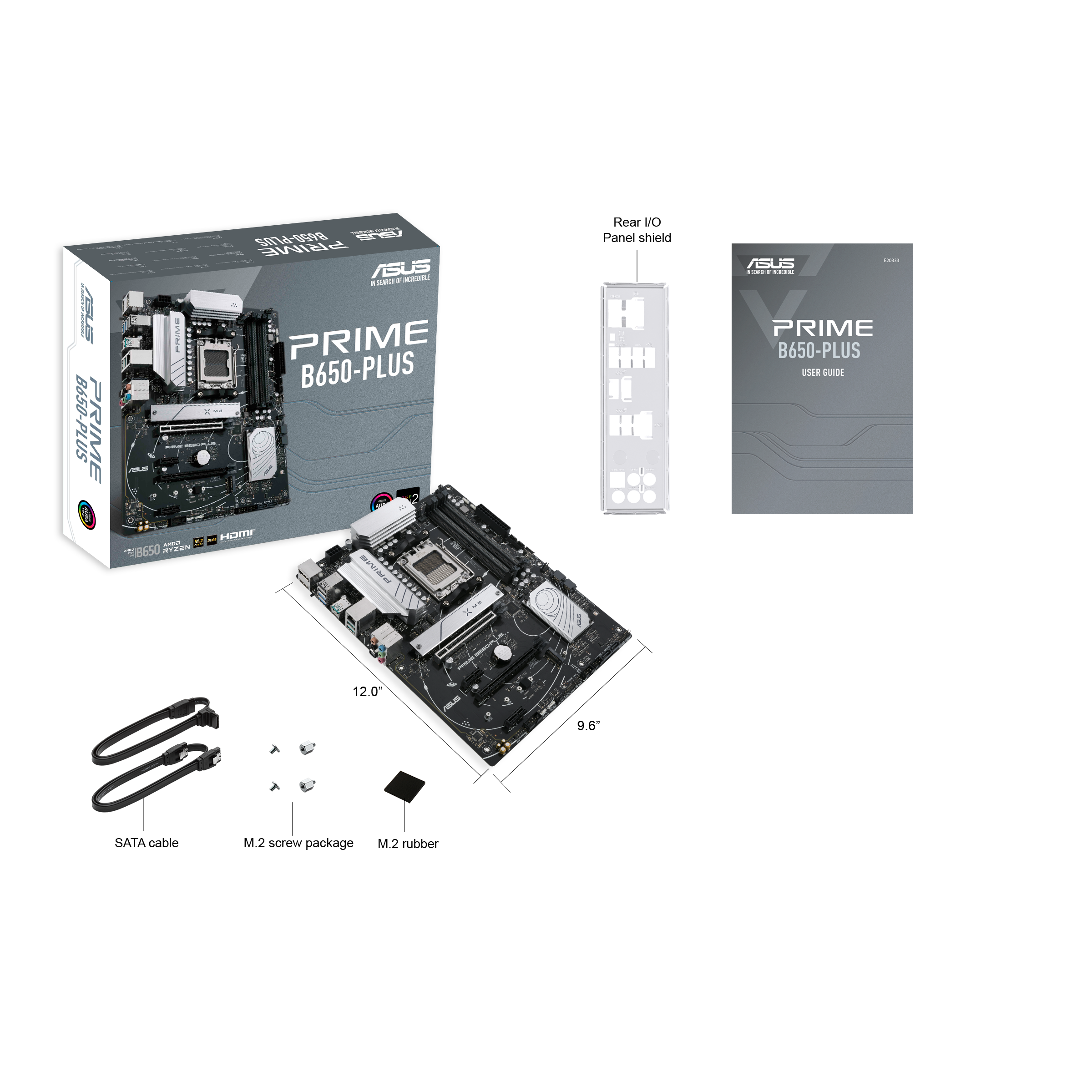 ASUS PRIME B650-PLUS 1xHDMI 1xDP 4xSATA 6Gb/s ports "PRIME B650-PLUS" .