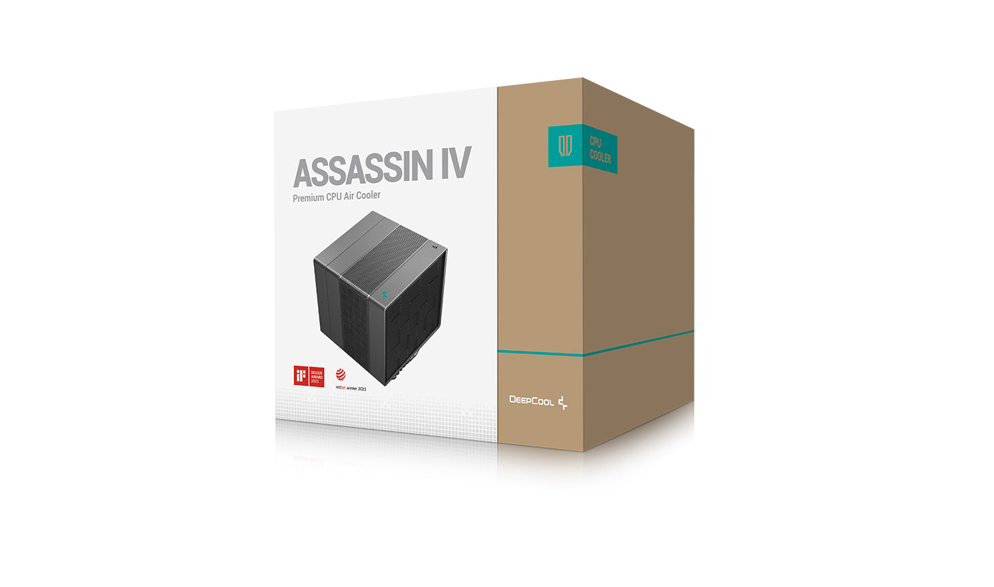 Cooler Deepcool "ASSASSIN IV", compatibil skt. Intel si AMD, racire cu aer, ventilator 140 mm x 2, 1700 rpm, inaltime cooler 164 mm, 7 heatpipe, "R-ASN4-BKNNMT-G"